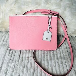 Kate Spade Pink Crossbody Bag with Adjustable Strap